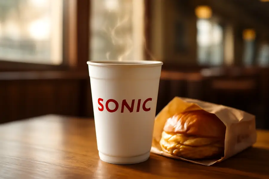 sonic coffee menu