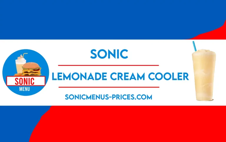 Sonic Lemonade Cream Cooler 2025