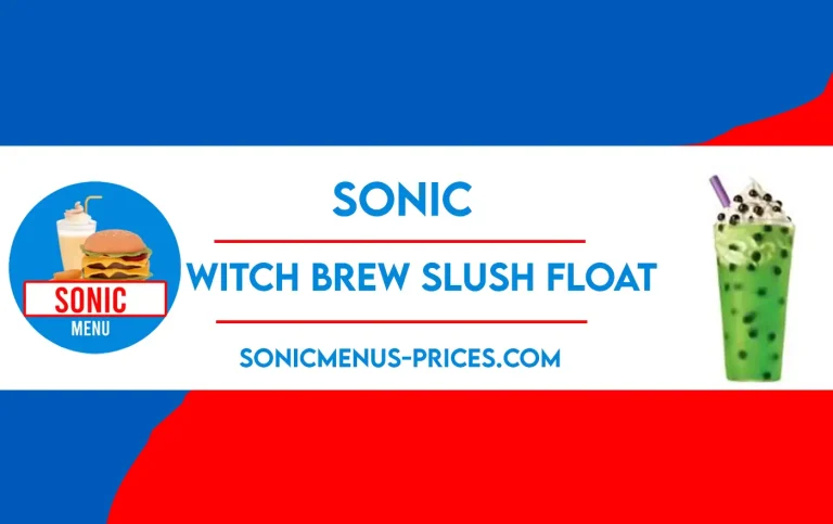Sonic Witch Brew Slush Float